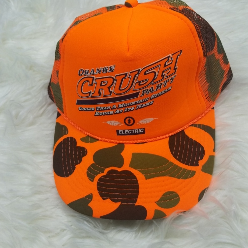 Orange Crush Hat/Cap One Size  NWOT